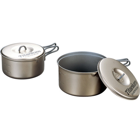 EVERNEW Titanium Cooker set M Ceramic